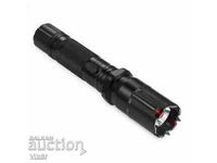 LED police flashlight with laser and ELECTROSHOCK 288
