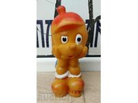 VERY RARE SOC RUBBER CHILDREN'S TOY BOY ON A POT